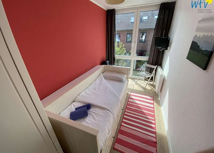 度假居 Siedlerstrasse 11 Wangerooger Inselhaeuschen 万根沃格